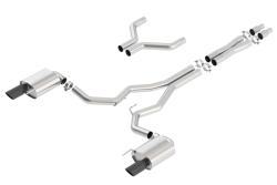 BORLA Cat-Back™ System "S-Type" 3" Ford MUSTANG GT 5.0L V8 AT/MT RWD 2DR (15-17)