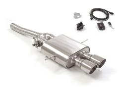 Ragazzon rear silencer round with Sport Line tail pipes MINI R56 Cooper S 1.6 Turbo (128kW)