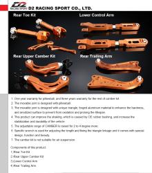 D2 Racing reinforcement chassis kit TOYOTA Yaris GR 2020-