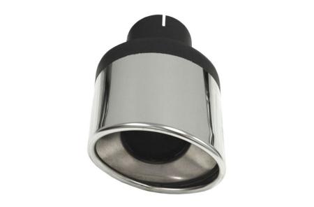 Ovális BAL oldali rozsdamentes kipufogóvég 90/120 mm 63,5 Ovális BAL oldali rozsdamentes kipufogóvég 90/120 mm 63,5