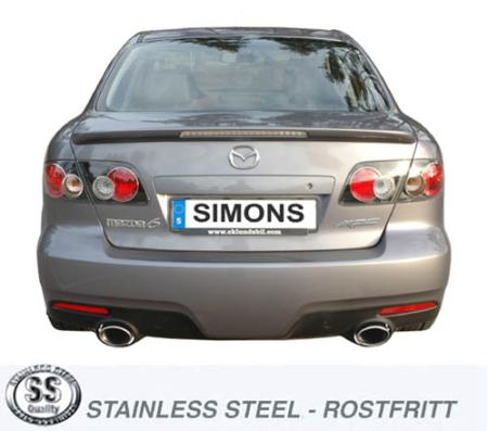 SIMONS Sportsystem 2*90/120 Mazda 6 MPS 2005-