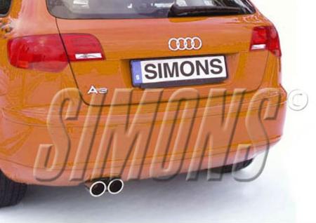 SIMONS Cat-Back Sport Exhaust AUDI A3 Sportback 1.4 2.0 TFSI 04-12 SIMONS Cat-Back Sport Exhaust AUDI A3 Sportback 1.4 2.0 TFSI 04-12