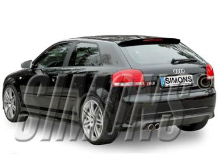 SIMONS Rear Sport Exhaust Silencer AUDI A3 S3 Quattro 2005- SIMONS Rear Sport Exhaust Silencer AUDI A3 S3 Quattro 2005-