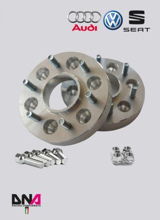 VW GOLF VII WHEEL SPACERS (PAIR) 30 mm WITH DOUBLE HOLES PATTERNS + BOLTS AND NUTS KIT VW GOLF VII WHEEL SPACERS (PAIR) 30 mm WITH DOUBLE HOLES PATTERNS + BOLTS AND NUTS KIT