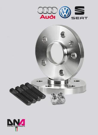 VW GOLF VII WHEEL SPACERS (PAIR) 13 mm + STUDS + MOTORSPORT NUTS KIT VW GOLF VII WHEEL SPACERS (PAIR) 13 mm + STUDS + MOTORSPORT NUTS KIT