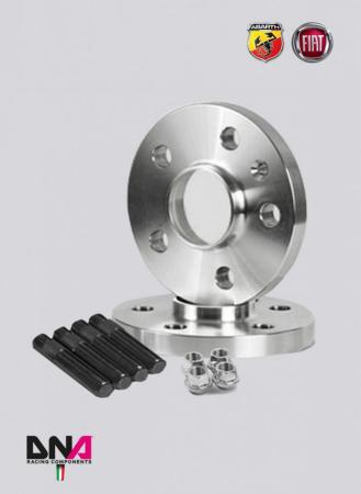 FIAT PANDA WHEEL SPACERS (PAIR) 16 mm + STUDS + MOTORSPORT NUTS KIT FIAT PANDA WHEEL SPACERS (PAIR) 16 mm + STUDS + MOTORSPORT NUTS KIT