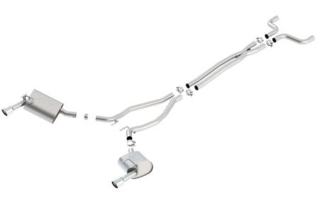 BORLA Cat-Back Sport Exhaust CHEVROLET Camaro 3.6 V6 2014-2015 BORLA Cat-Back Sport Exhaust CHEVROLET Camaro 3.6 V6 2014-2015