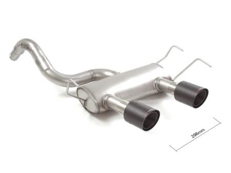 Ragazzon rear tube group with central Carbon tail pipe ABARTH 500 / 595 Abarth