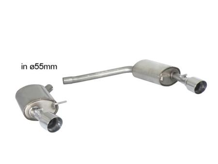 Ragazzon rear silencer round with Sport Line tail pipe AUDI A6 3.0TDi V6 Ragazzon rear silencer round with Sport Line tail pipe AUDI A6 3.0TDi V6