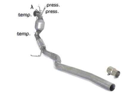 Catalyst group+Ragazzon particulate filter replacement pipe  AUDI Q3 2.0TDi Catalyst group+Ragazzon particulate filter replacement pipe  AUDI Q3 2.0TDi