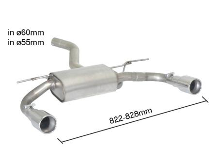 Ragazzon rear silencer BMW Series-3 (F30 F31 F34 F35) 316D 318D 318D xDrive Ragazzon rear silencer BMW Series-3 (F30 F31 F34 F35) 316D 318D 318D xDrive