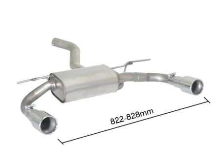 Ragazzon rear silencer  BMW Series-3 (F30 F31 F34 F35) 316D 318D 318D xDrive Ragazzon rear silencer  BMW Series-3 (F30 F31 F34 F35) 316D 318D 318D xDrive