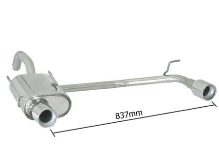 Ragazzon rear silencer FIAT Panda 1.4 16V 100LE Ragazzon rear silencer FIAT Panda 1.4 16V 100LE