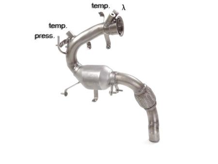 Catalyst group+Ragazzon particulate filter replacement pipe  MINI R58 Coupe Cooper SD 2.0 (105kW) Catalyst group+Ragazzon particulate filter replacement pipe  MINI R58 Coupe Cooper SD 2.0 (105kW)