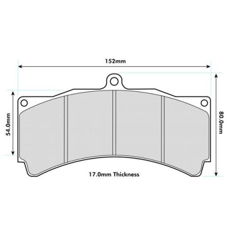 FERODO DS2500 FRP3077H pads for AP Racing  D2 Racing  K-sport brake kits FERODO DS2500 FRP3077H pads for AP Racing  D2 Racing  K-sport brake kits