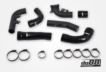 do88 TOYOTA YARIS GR PRESSURE PIPES FOR DO88 IC, BLACK HOSES