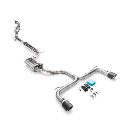 RM Motors complete valvetronic exhaust system with sport catalyst for VW Golf 7 VII GTI