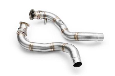 RM Motors 76mm Sport Exhaust Downpipe BMW 5 F10 F11 LCI 550i 550ix N63B RM Motors 76mm Sport Exhaust Downpipe BMW 5 F10 F11 LCI 550i 550ix N63B
