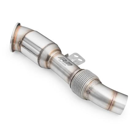 RM Motors downpipe with sport catalytic converter BMW F20, F21 M140i, 140ix B58 RM Motors downpipe with sport catalytic converter BMW F20, F21 M140i, 140ix B58