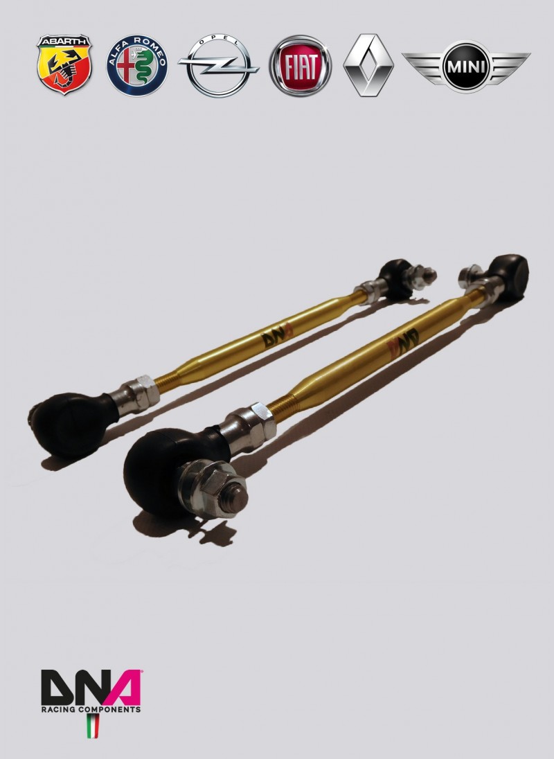AZperformance FIAT 500 EU RACING SWAY BAR TIE RODS ON UNIBALL KIT